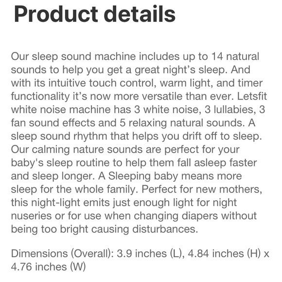 Letsfit Sound Machine - Picture 3 of 3